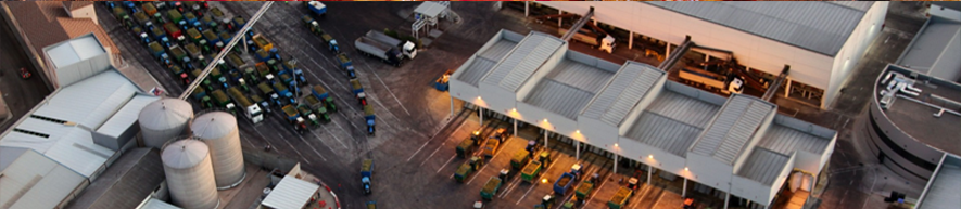 cooperativa virgen de las viñas en plena vendimia tomelloso